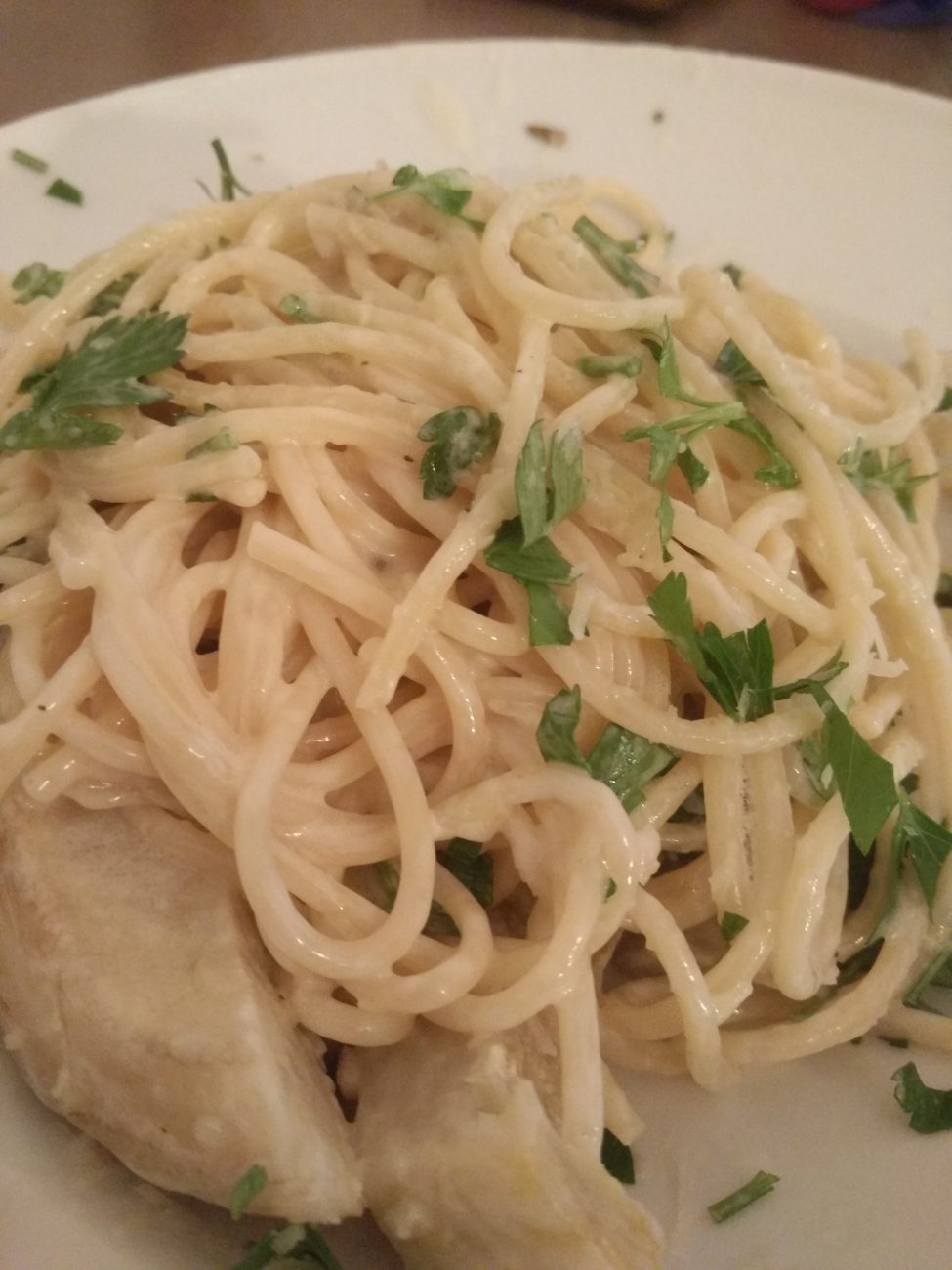 Pasta con carciofi (Pasta with Artichokes)