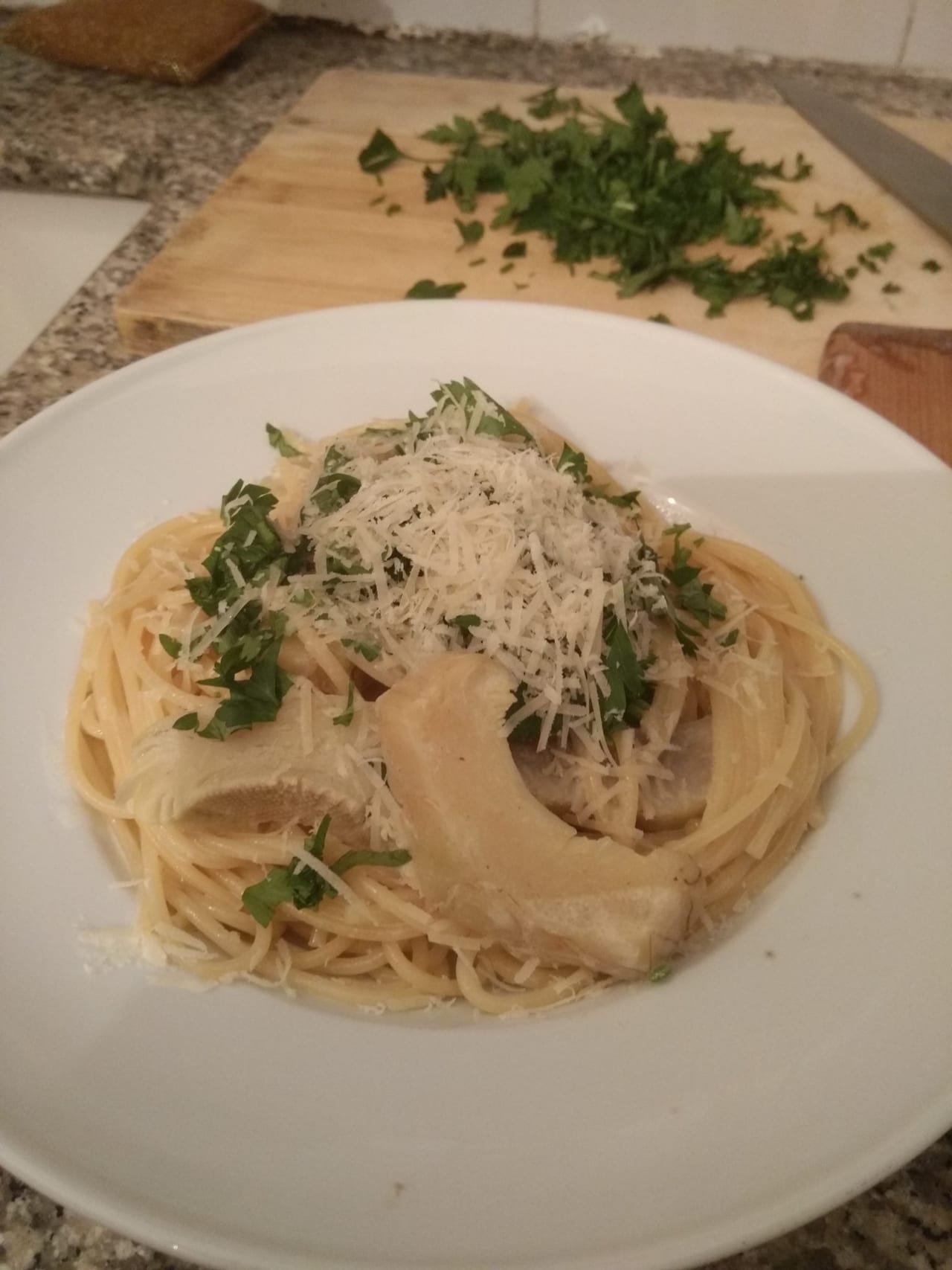 pasta with artichoke
