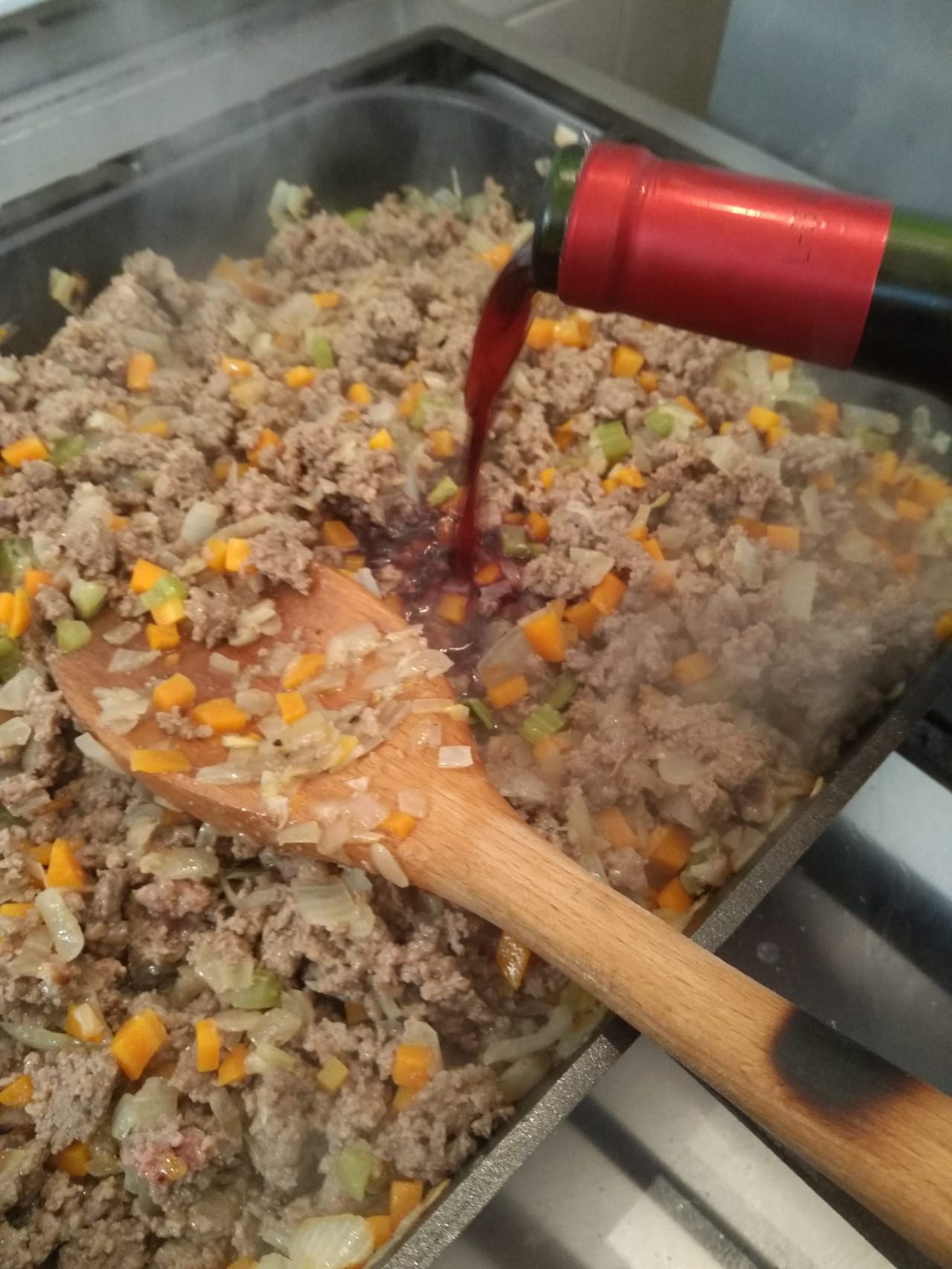 meat ricotta lasagna