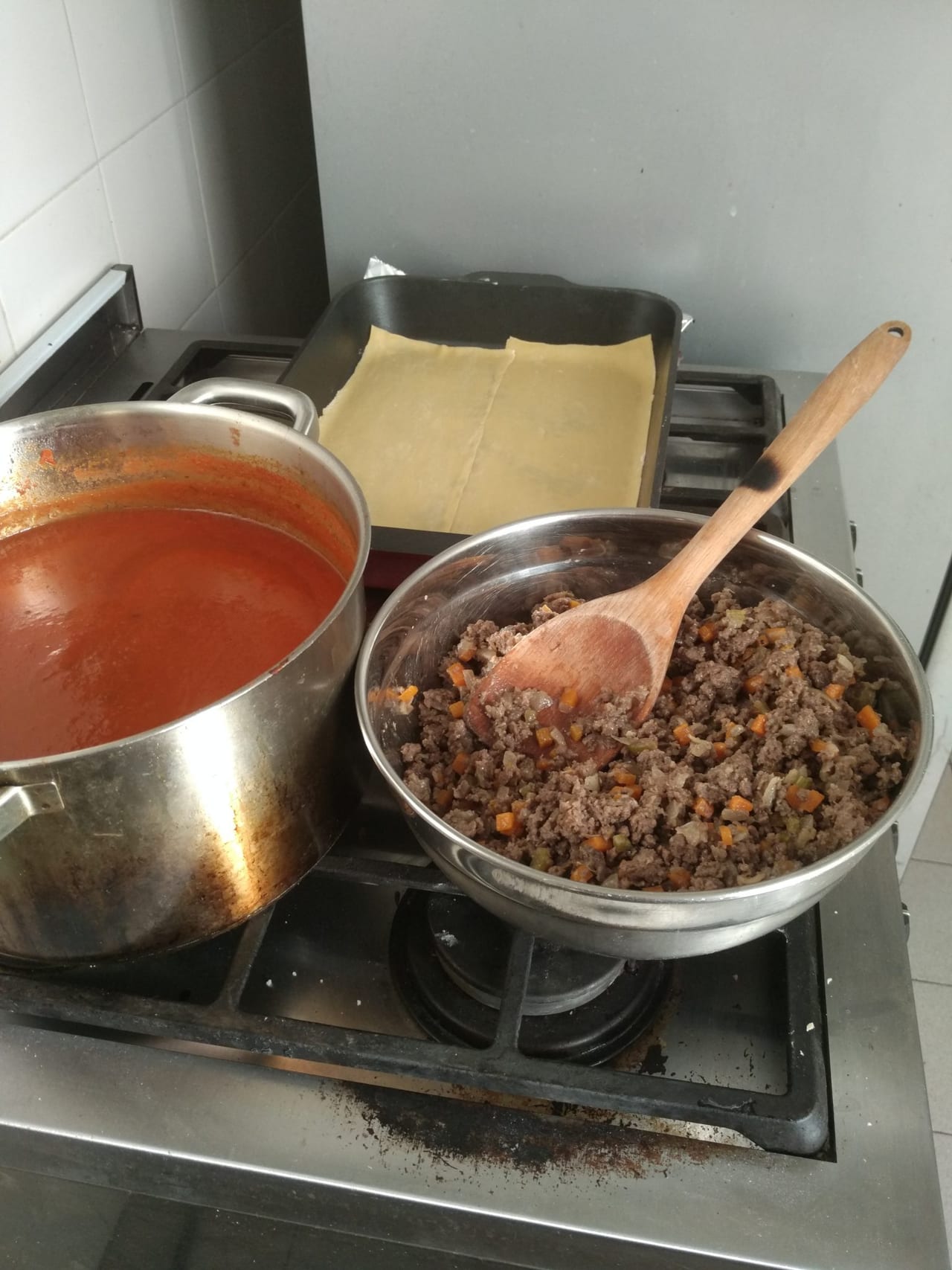 meat ricotta lasagna