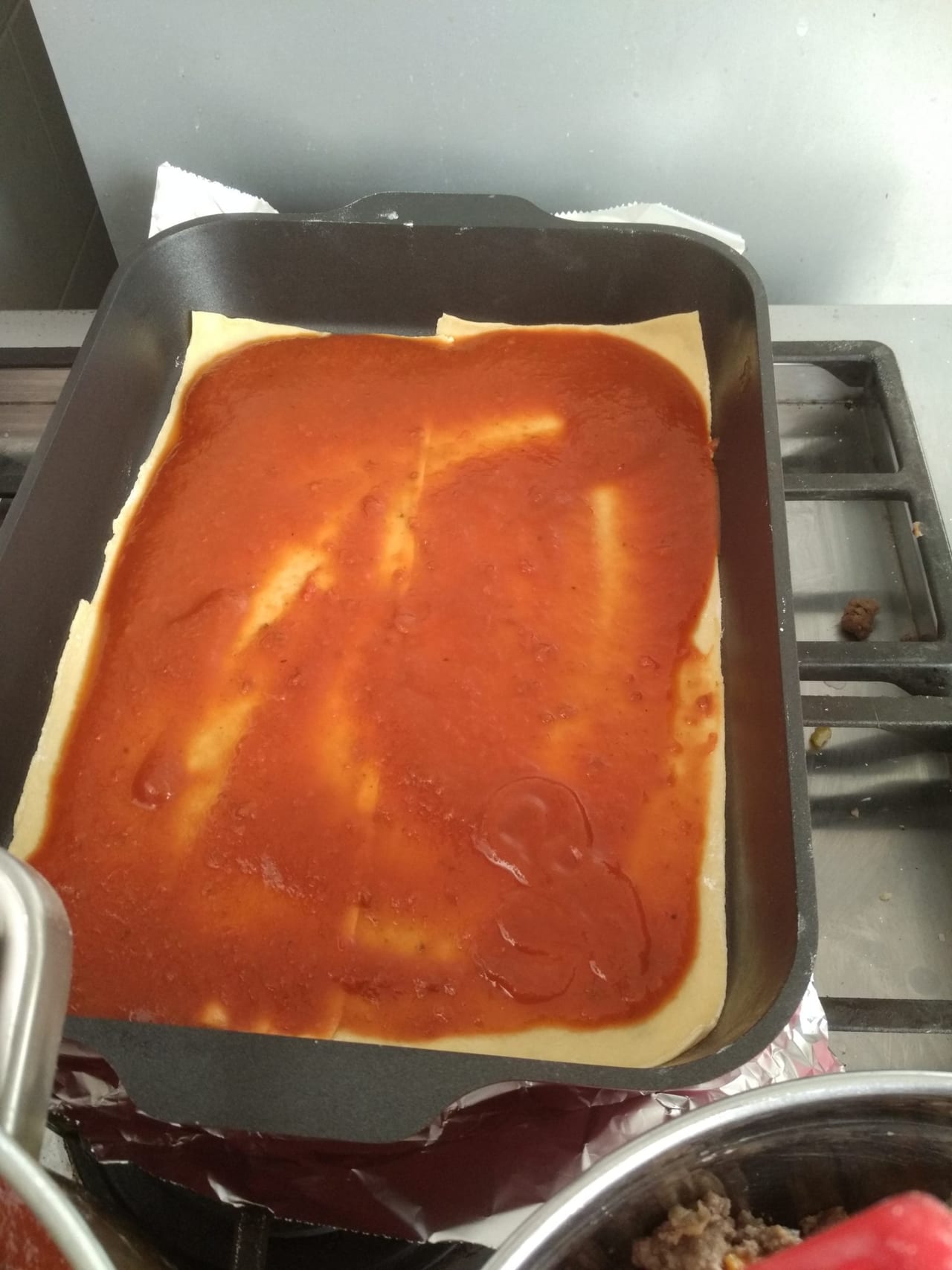 meat ricotta lasagna