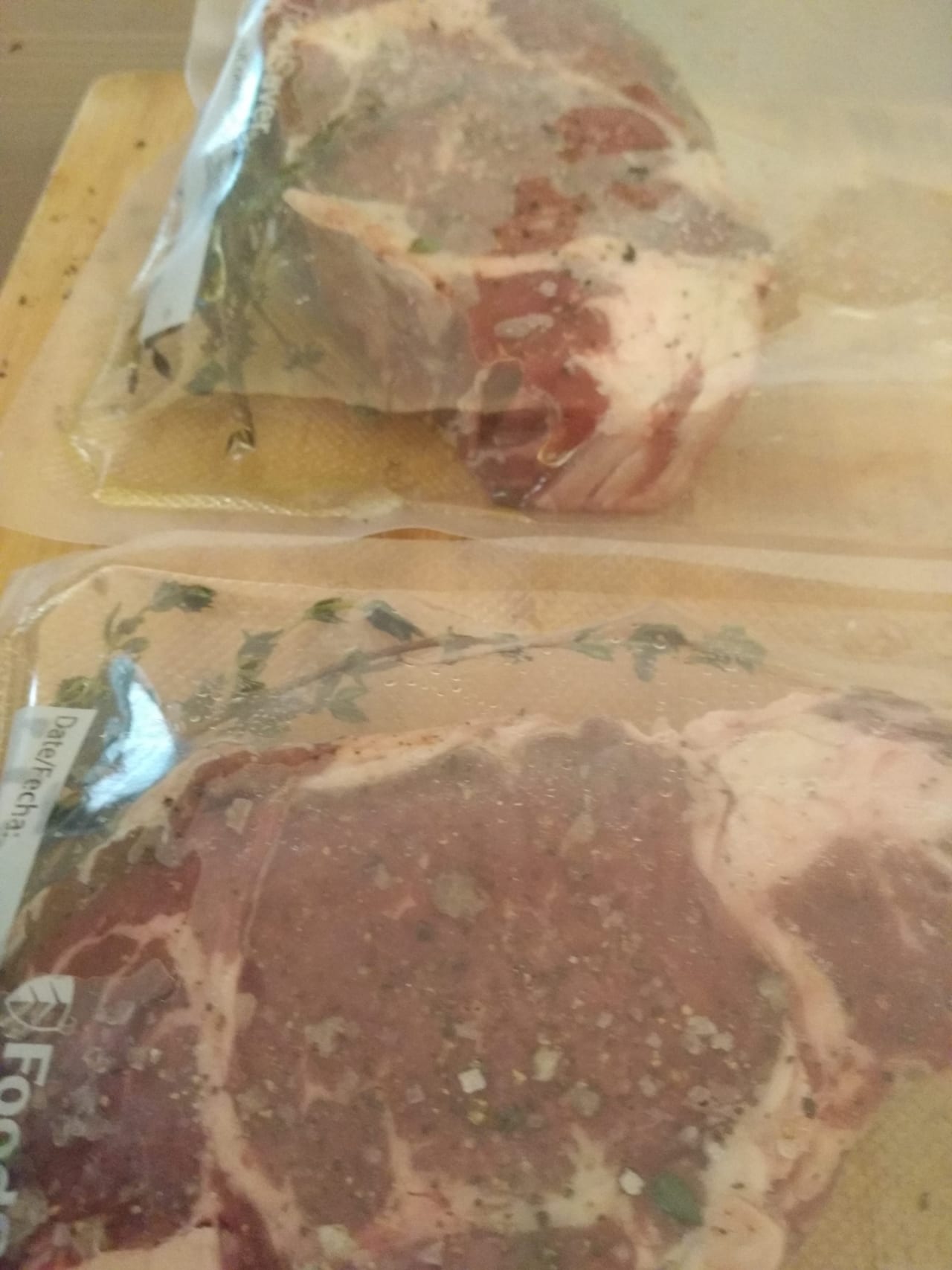 entrecote steak sous vide