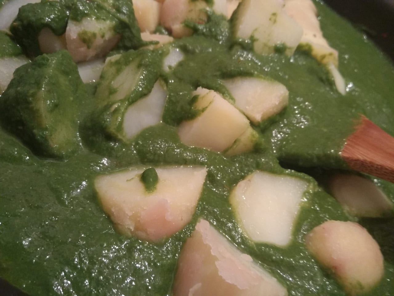 aloo palak