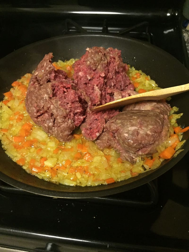 adding-ground-beef