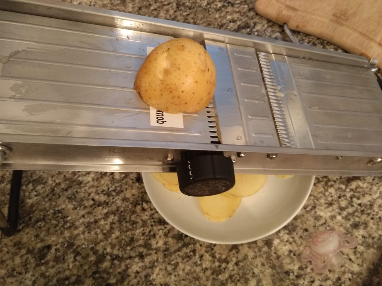 Baked potato and Beet Chips