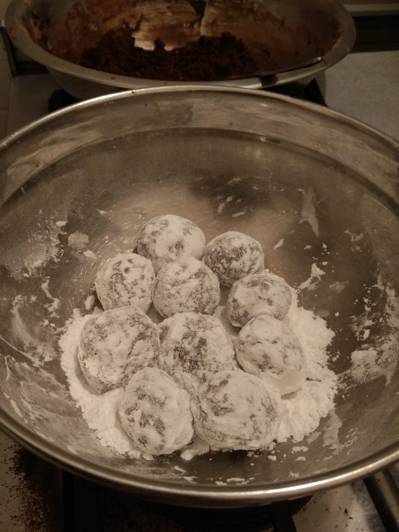 Chocolate crackle cookies