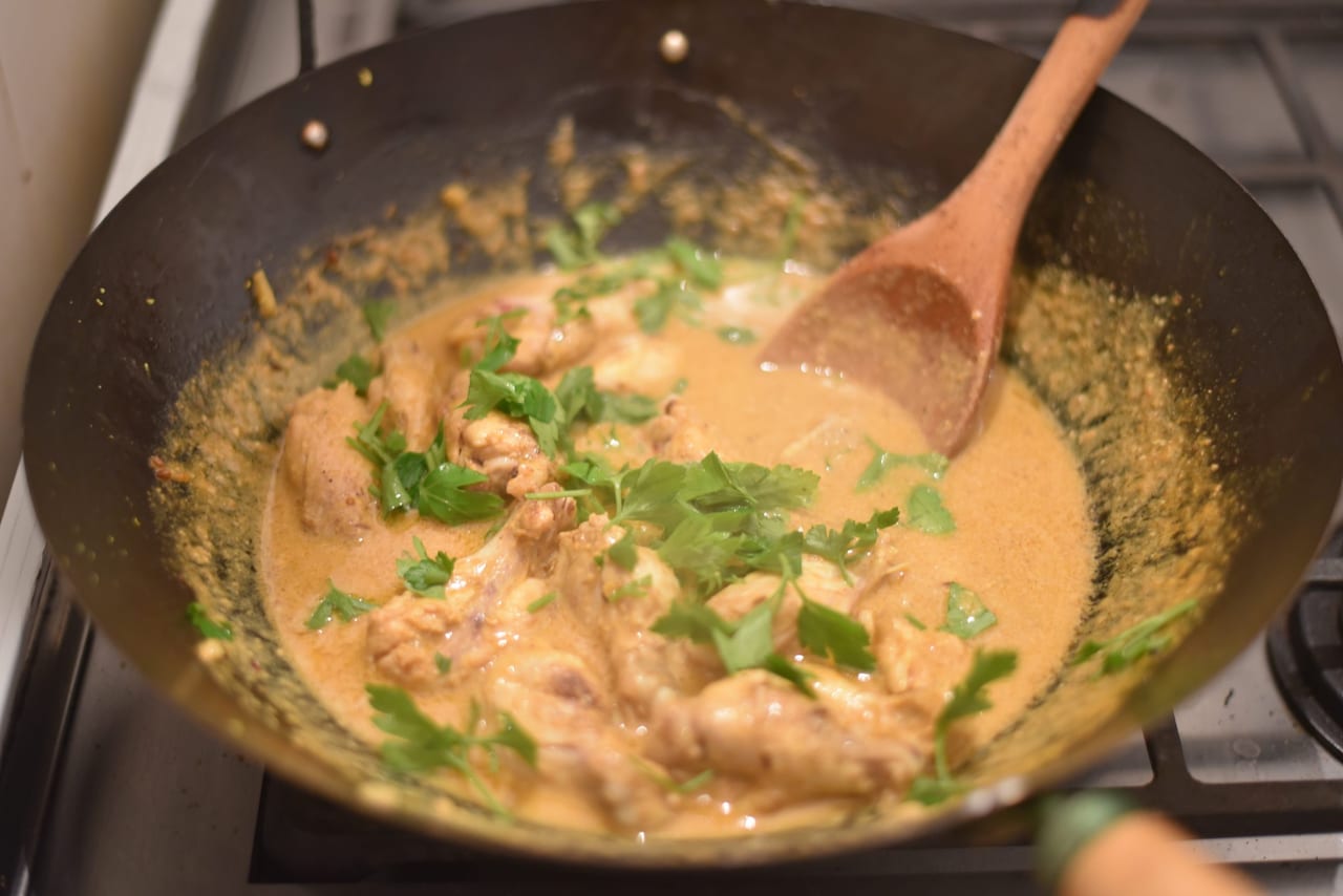 Coconut curry chicken wings