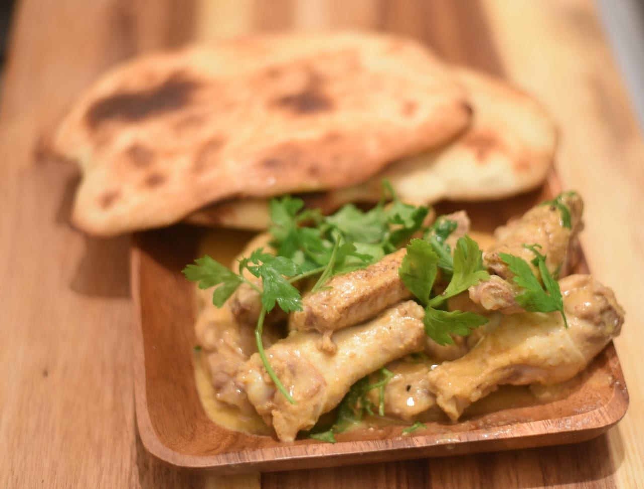 Coconut curry chicken wings