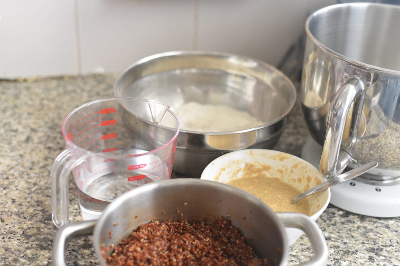 rye red quinoa bread