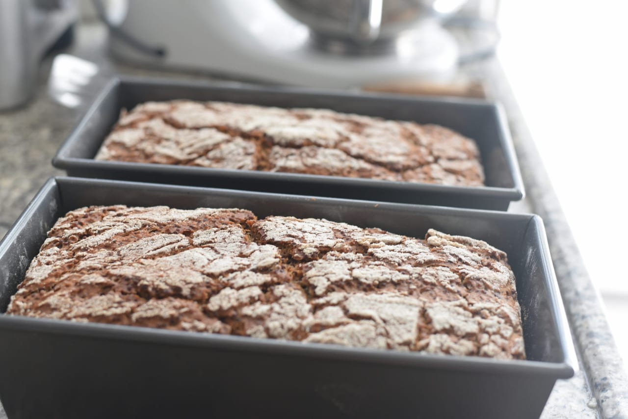 rye red quinoa bread