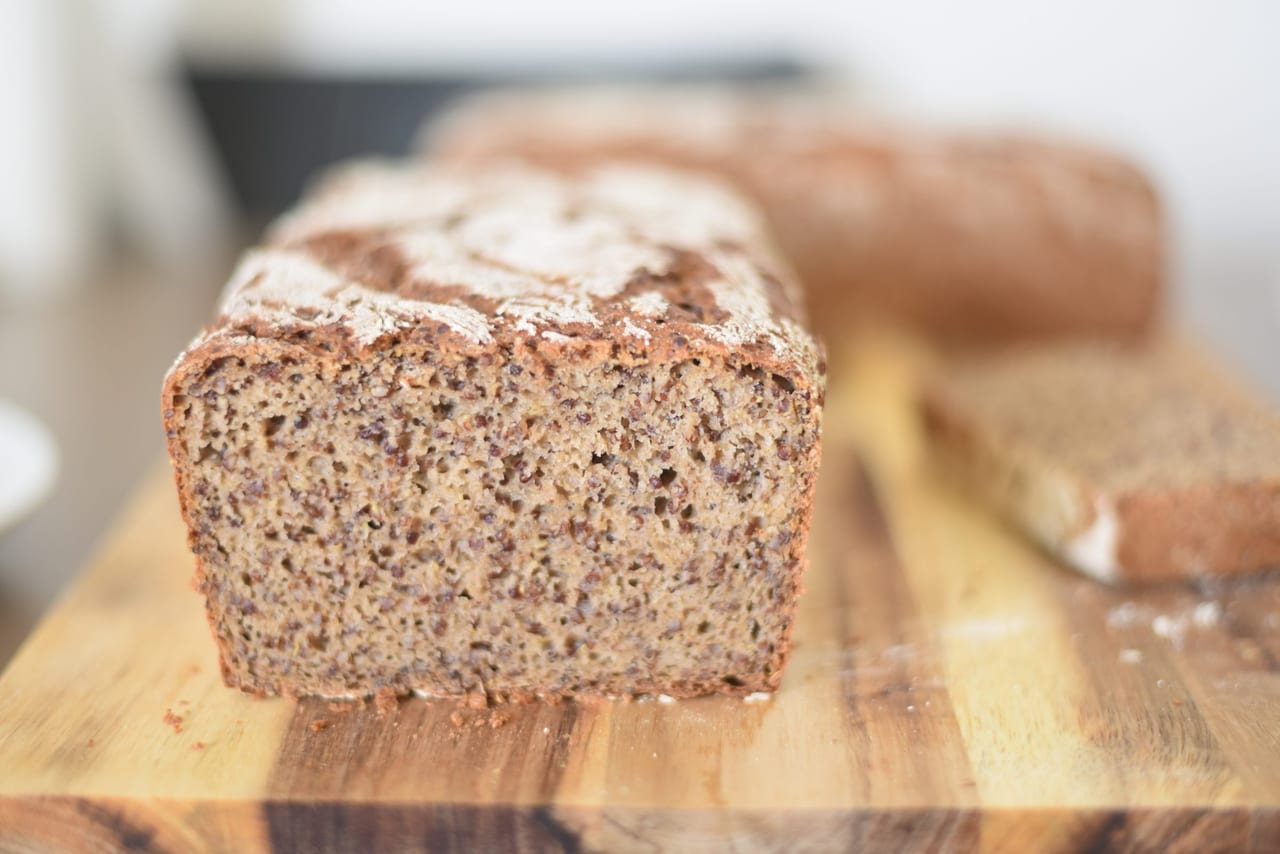 rye red quinoa bread
