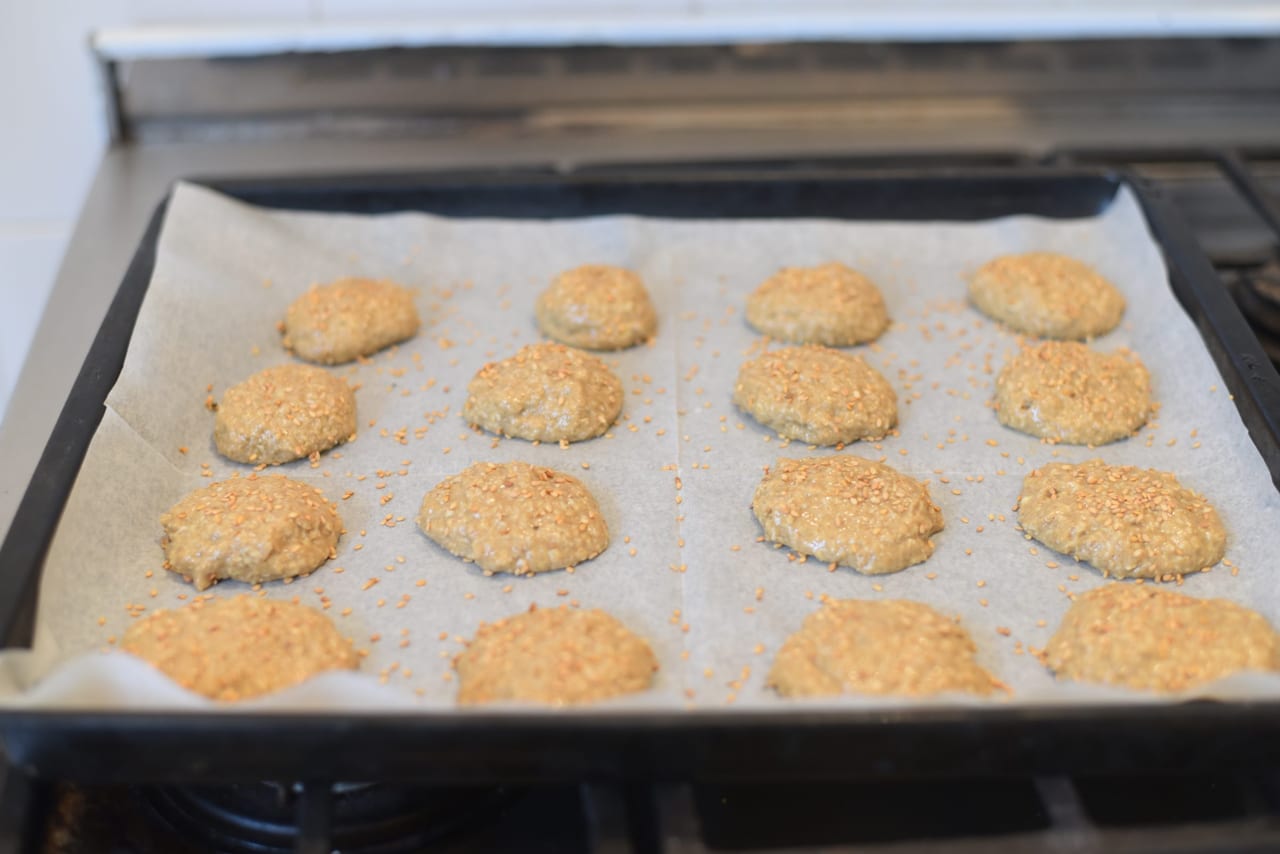 teff tahini cookies