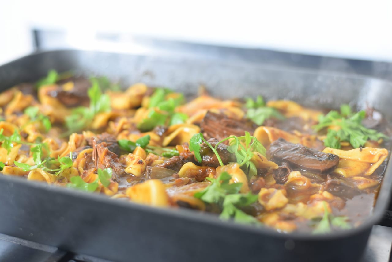 fresh pasta bourguignon