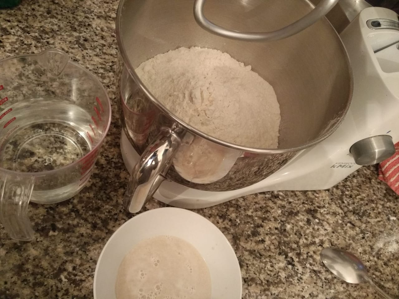 thin-crust pizza dough