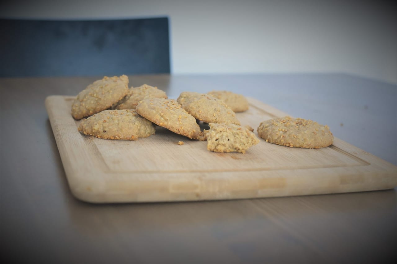 teff tahini cookies