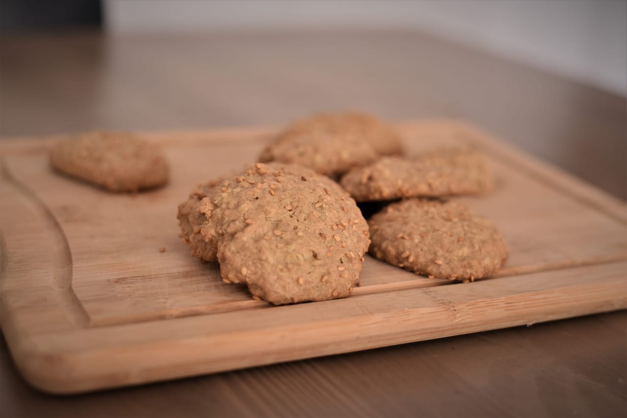 teff tahini cookies