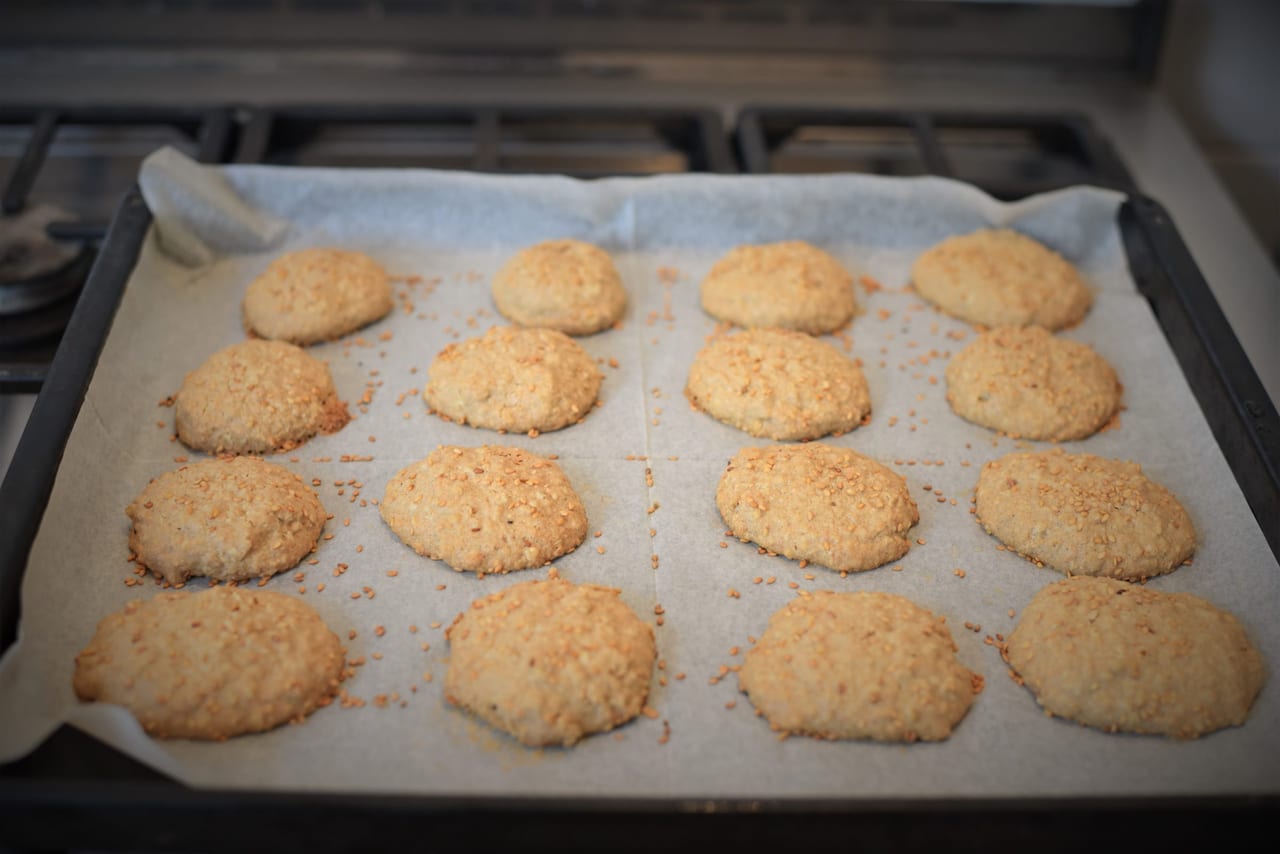 teff tahini cookies