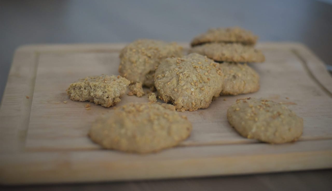 teff tahini cookies