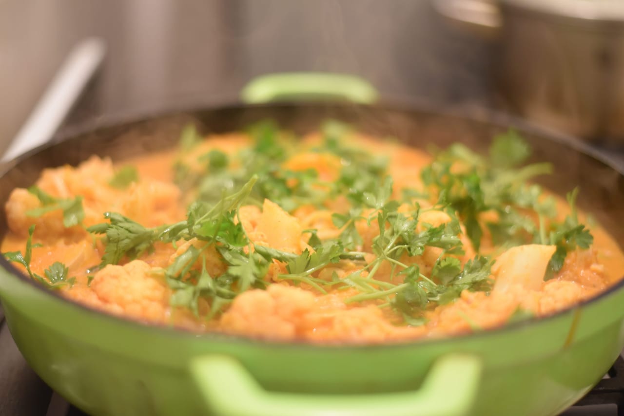 Cauliflower Butternut squash Vindaloo