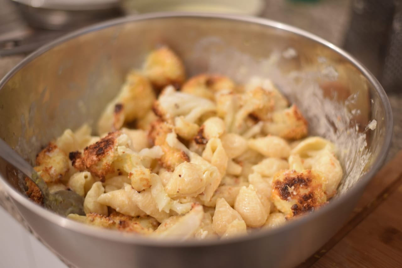 lemon cauliflower pasta