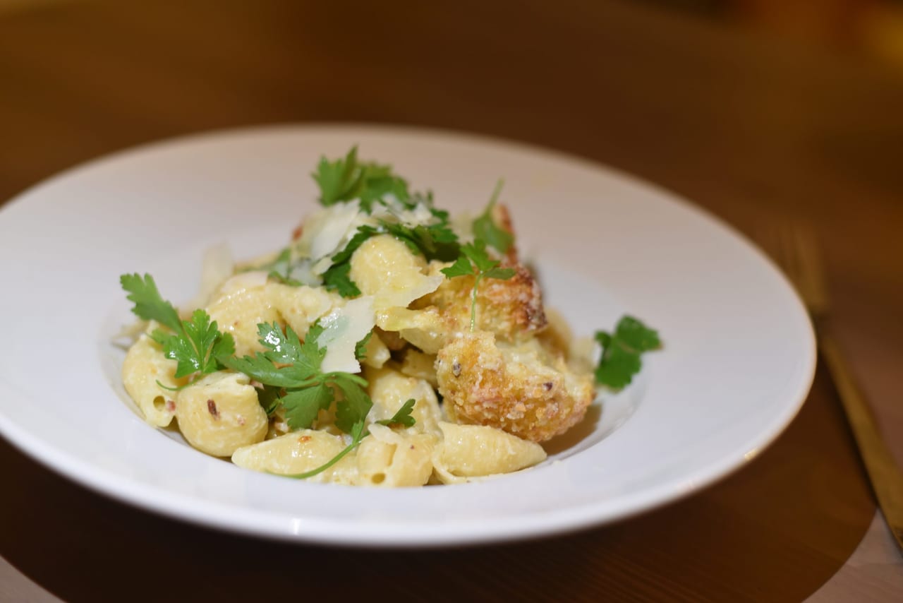 lemon cauliflower pasta