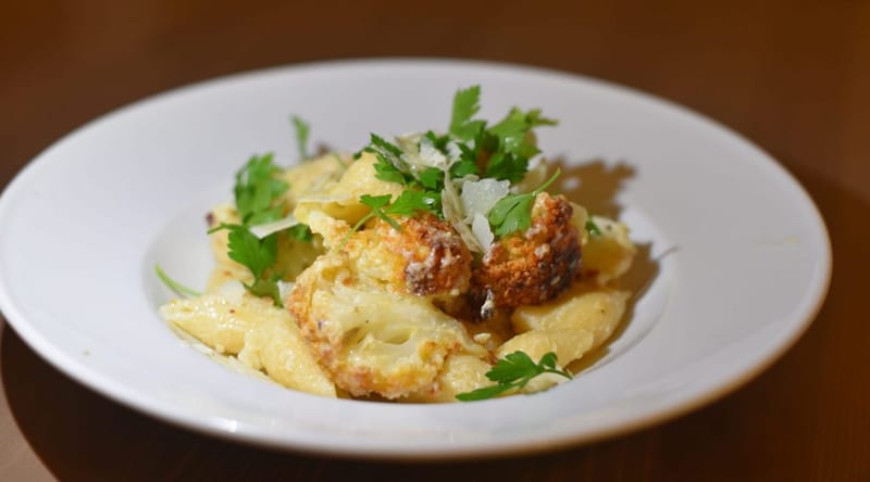 lemon cauliflower pasta