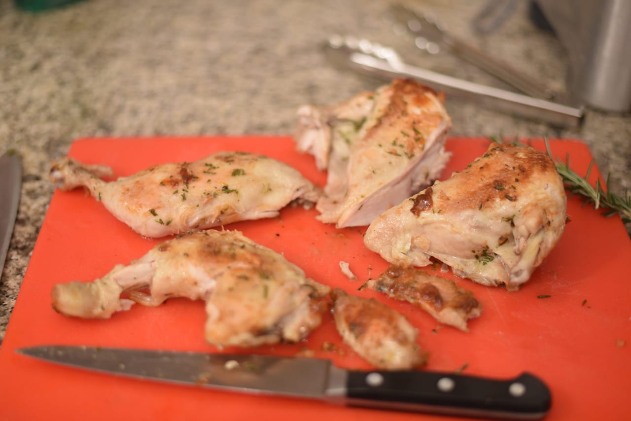 Pan roasted chicken