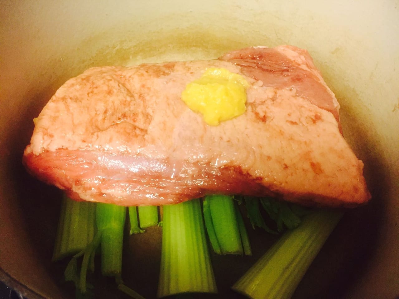 Rub Brisket With Garlic