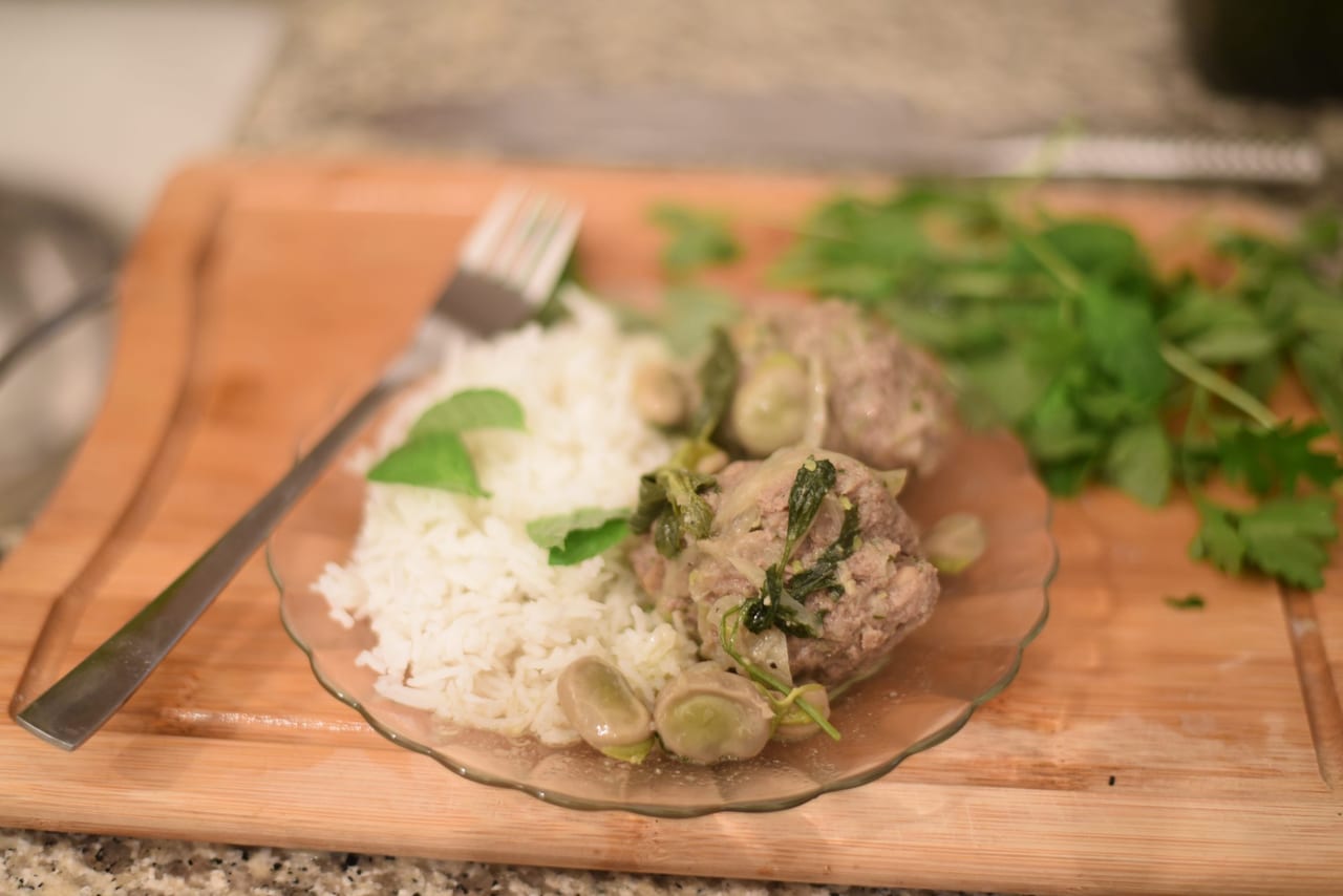 fava beans meatballs
