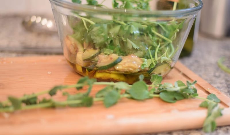 artichoke and zucchini risotto