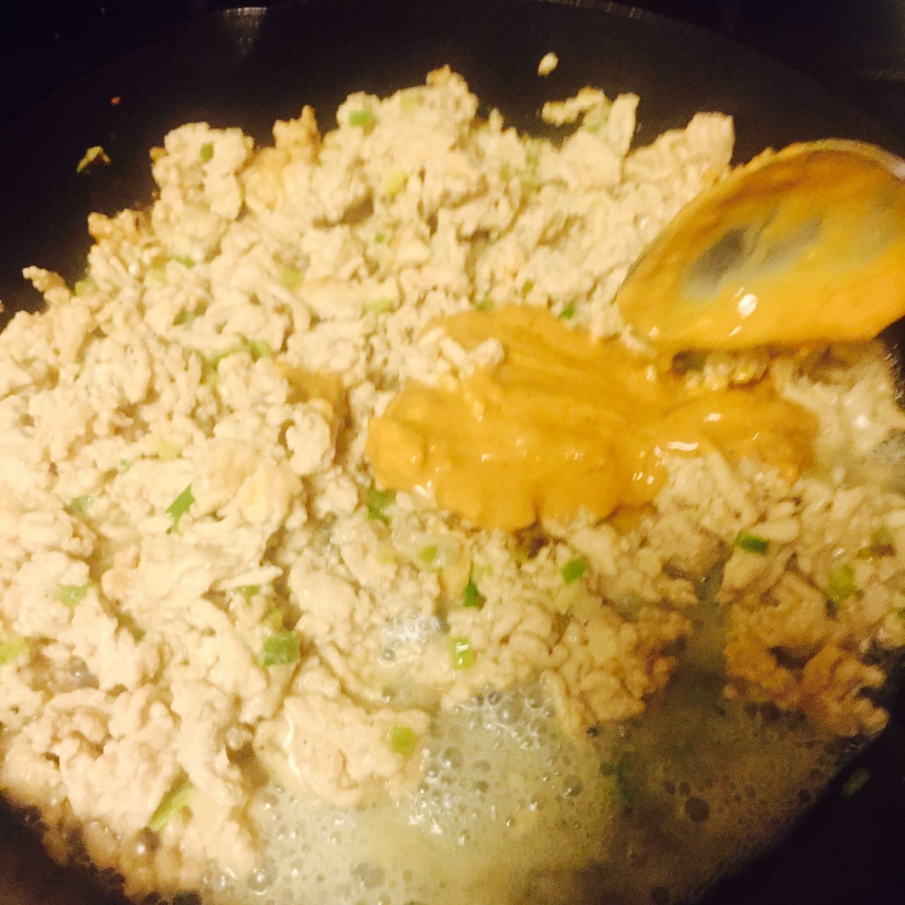 adding-peanut-butter