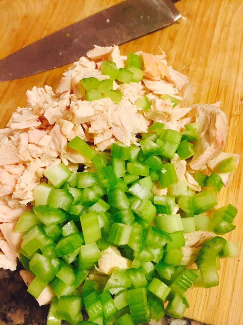 chopped Celery