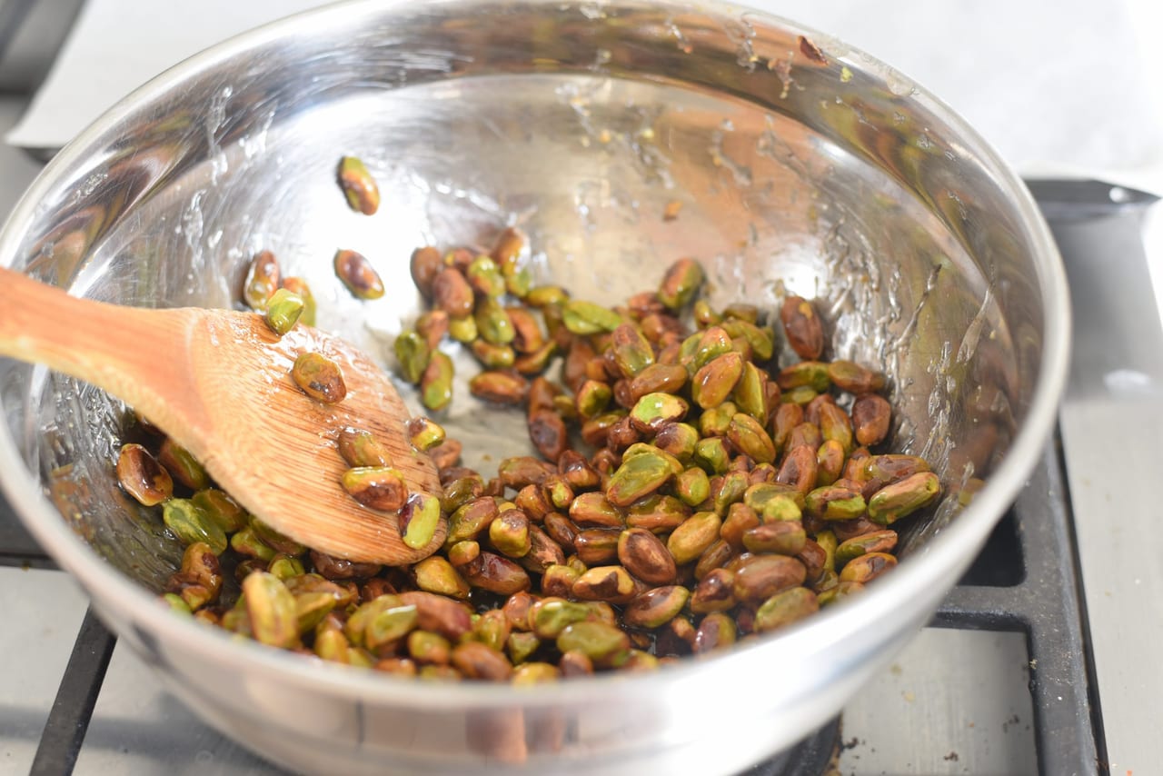 homemade pistachio paste