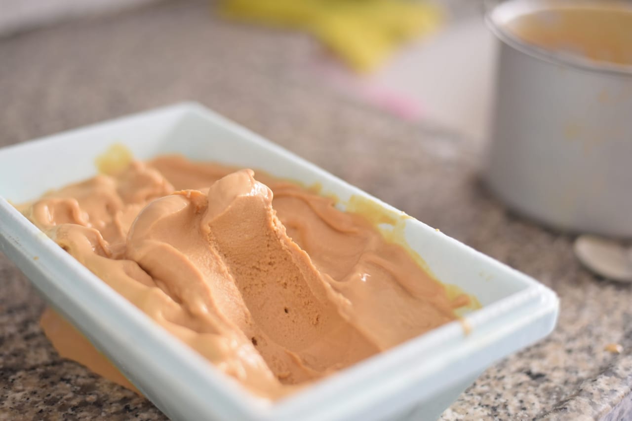 Salted caramel ice cream