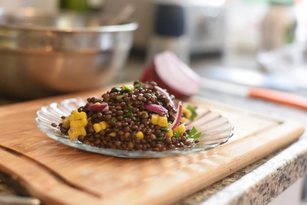 Lentils and Corn Salad