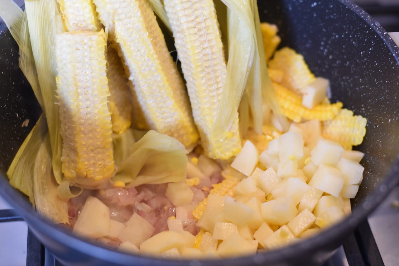 Mexican corn soup