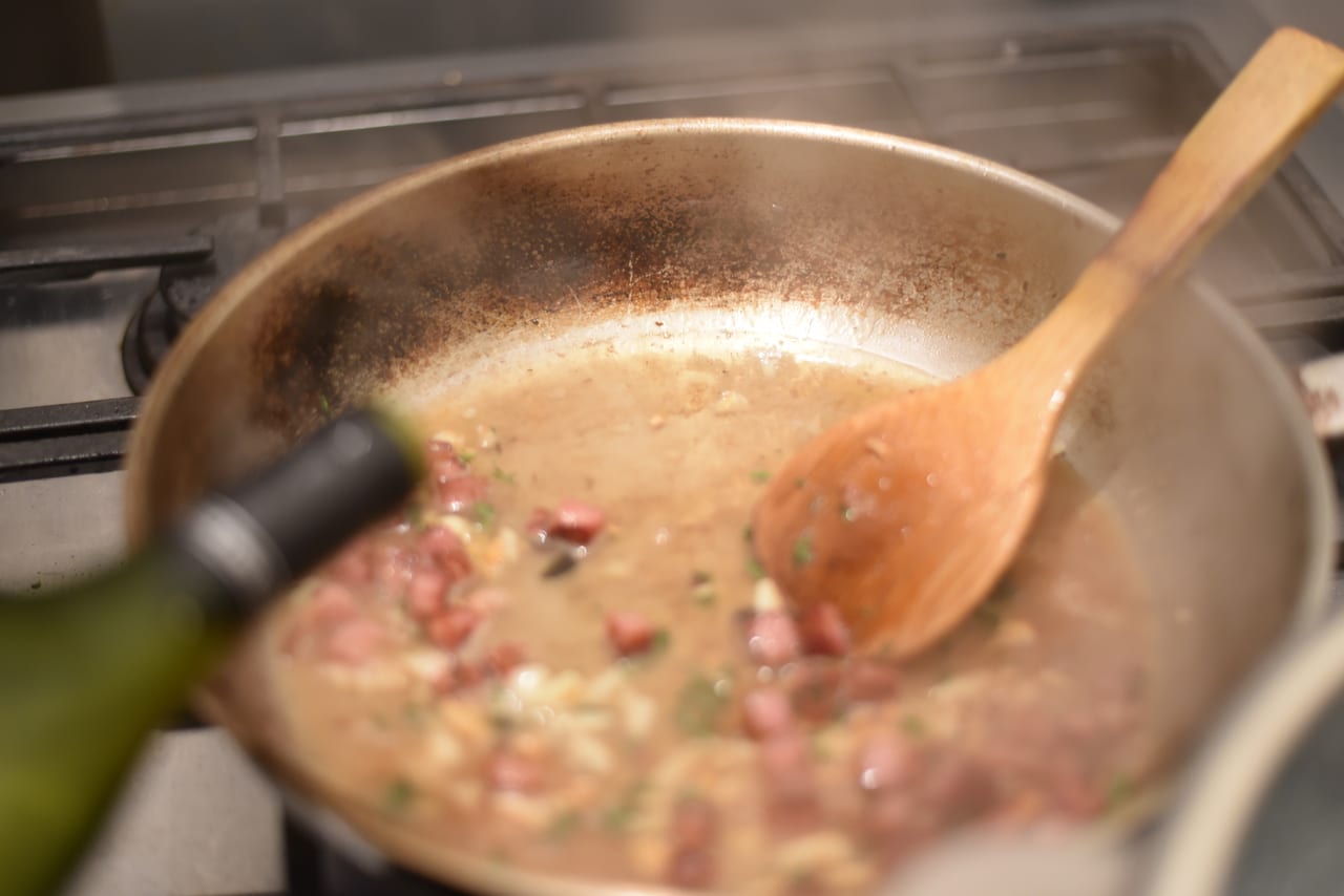 Radiatori Duck and Mushroom Pasta