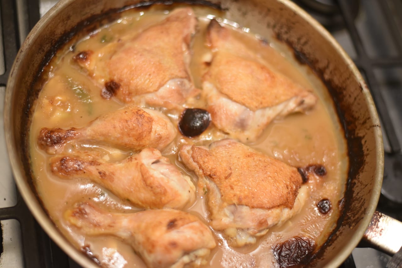 Roasted Chicken in Lemon Sauce