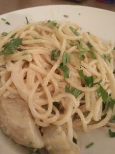 pasta with artichoke