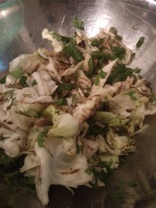 Roasted Cabbage salad