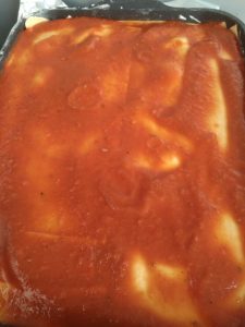 meat ricotta lasagna