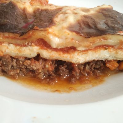 meat ricotta lasagna
