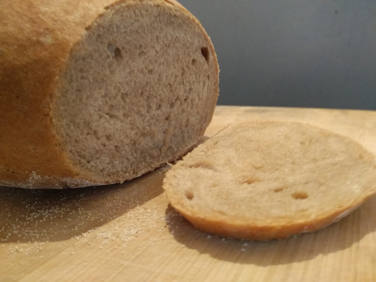 Crusty tender Italian bread