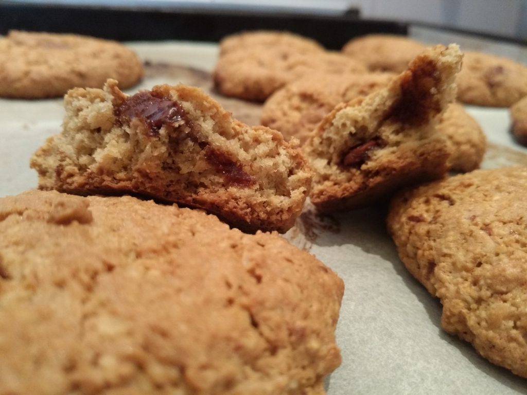 flourless chocolate chip cookies