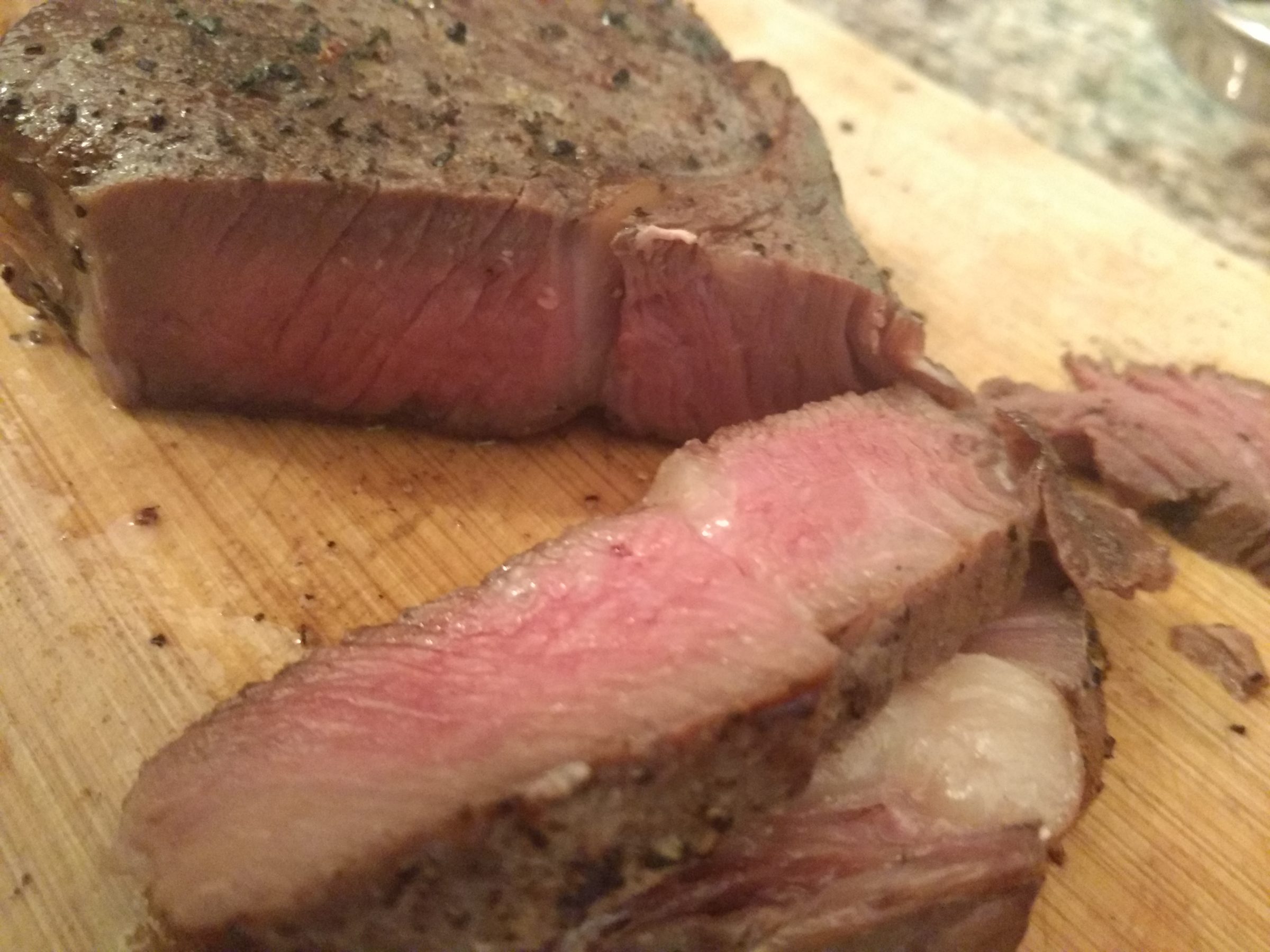 Best sous vide entrecote and seared