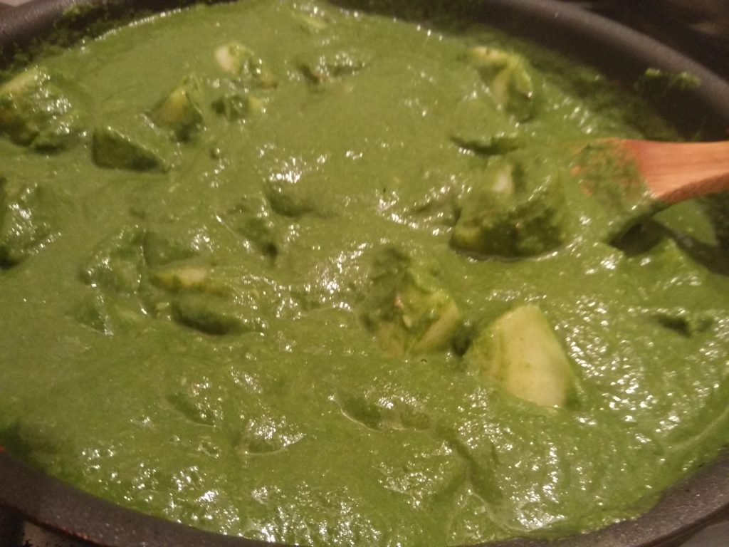 aloo palak