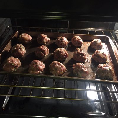 Meatballs in Oven