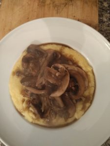 polenta with Mushroom Ragu