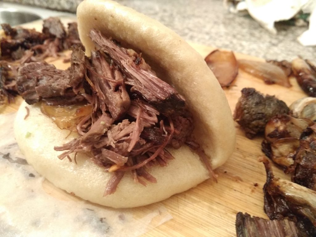 Chinese steamed fold over buns