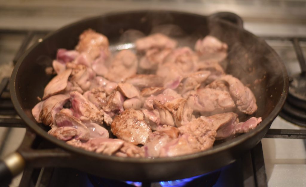 Chicken Liver Pasta